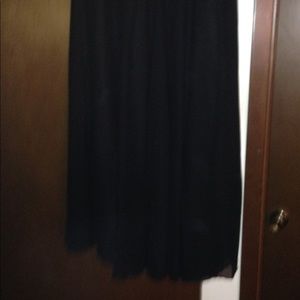 PLUS CHIFFON MAXI SKIRT